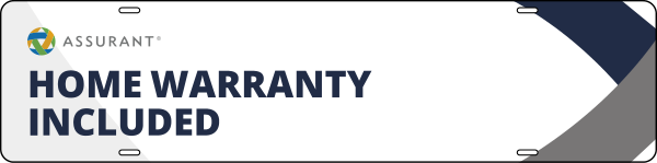 Assurant Home Warranty Included Sign Rider, 6h x 24w, 24 ga steel